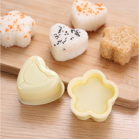 Sushiform Herz & Blumen